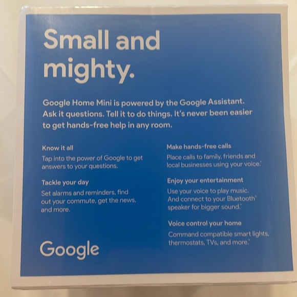 NWT in box Mini google home - Picture 3 of 4